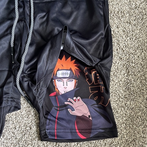 Men’s Naruto Double Lined Shorts - Picture 3 of 5